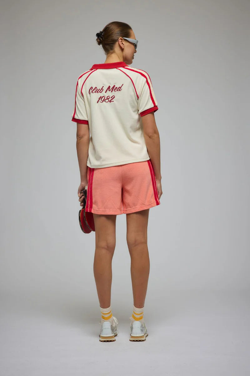 Corfu Terry Short in Bougainvillea Pink
