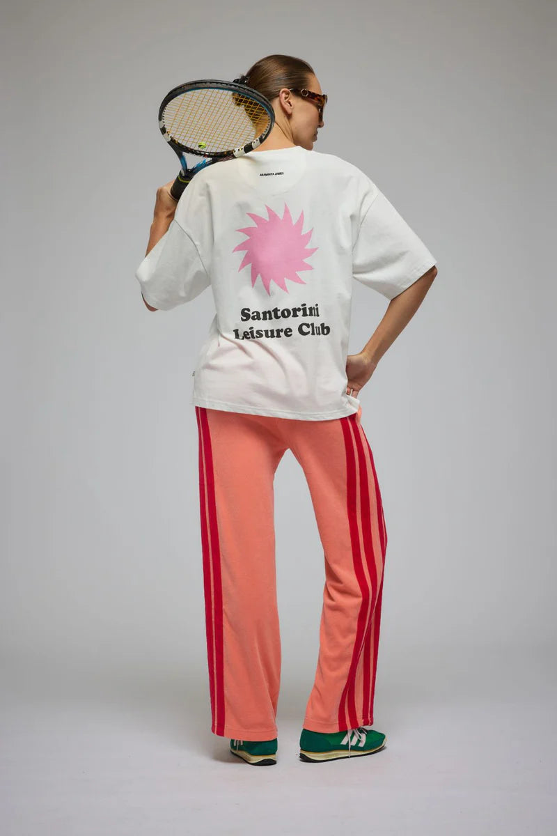 Santorini Oversized Tee in Warm White