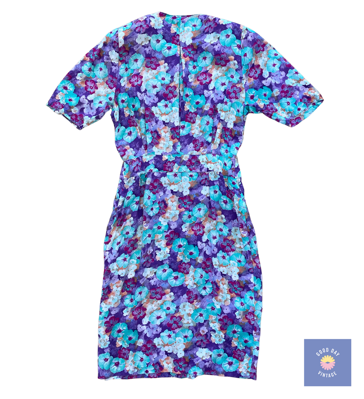 80's Michelle Monet Floral Dress