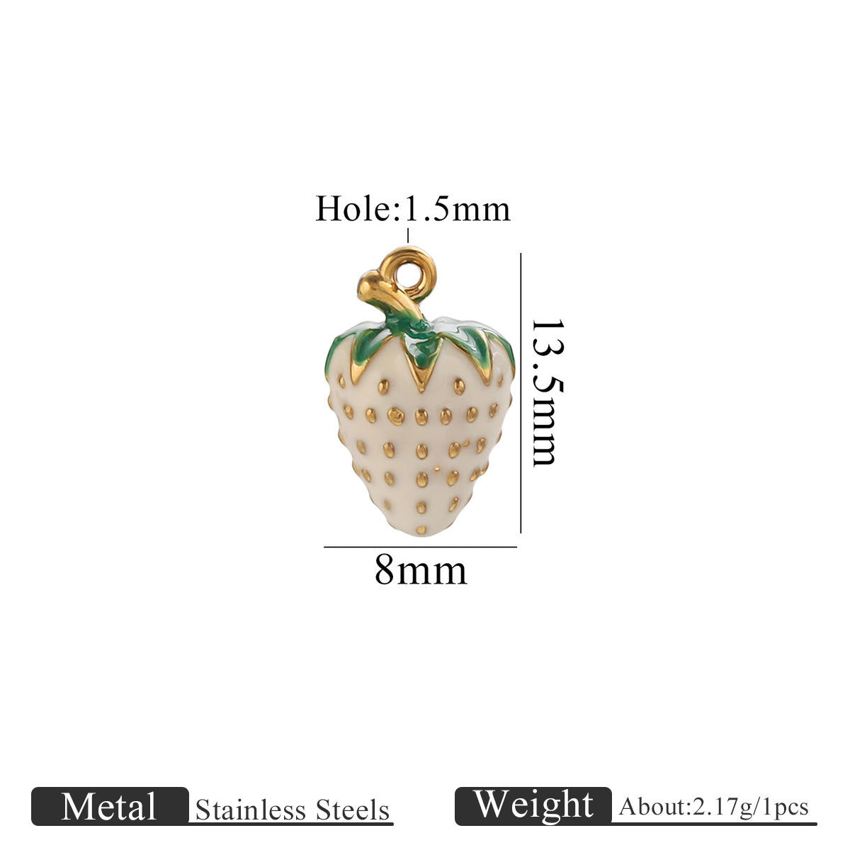 White Strawberry Charm