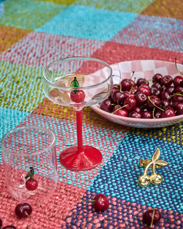 Cherry On Top Margarita Glass Set