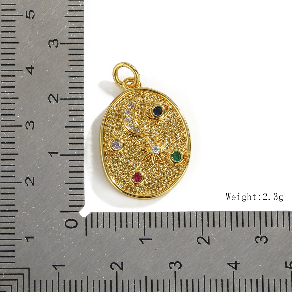 moon and stars charm