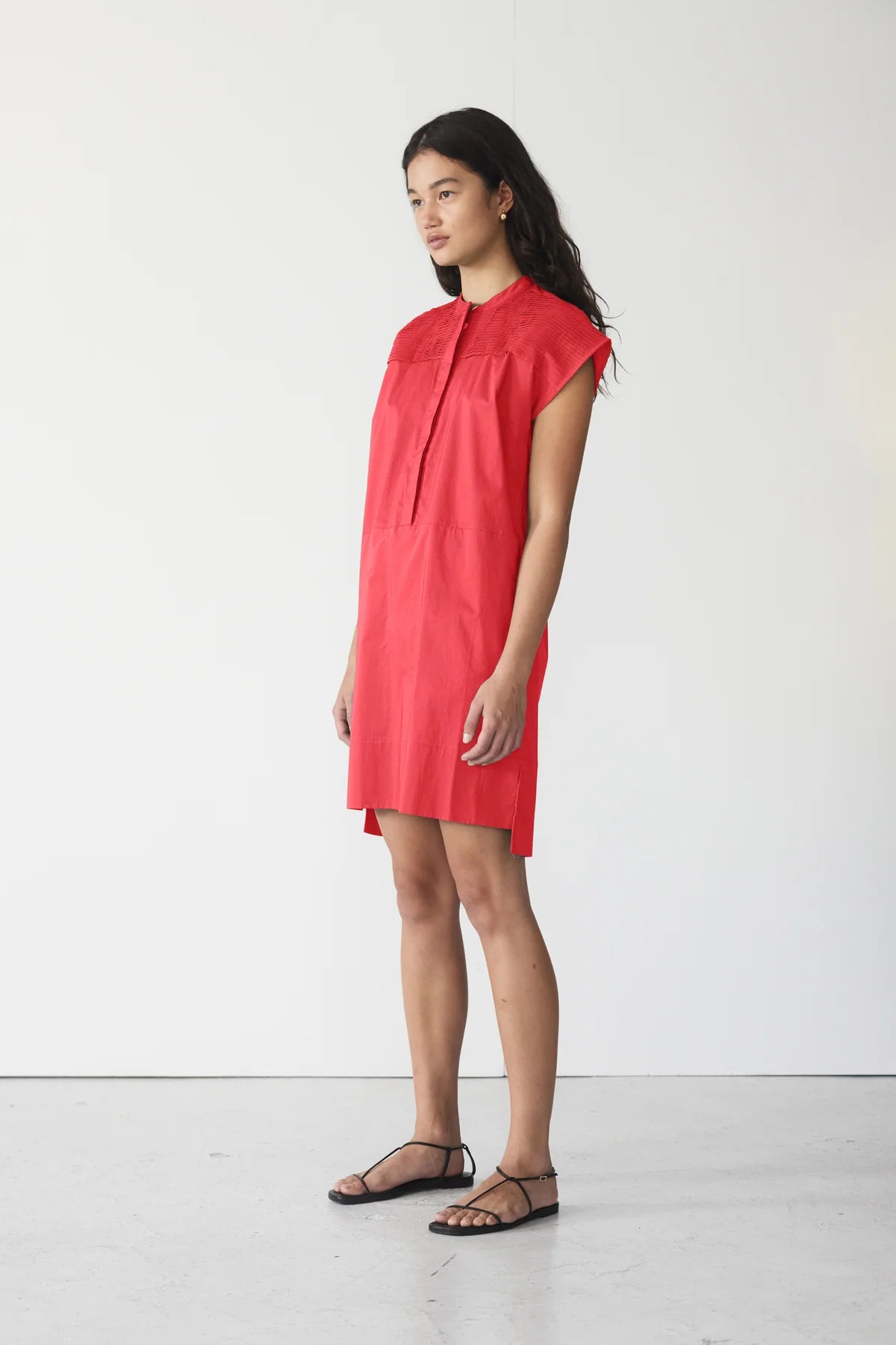 SIZE SMALL (8) Gwen Dress in Tomato