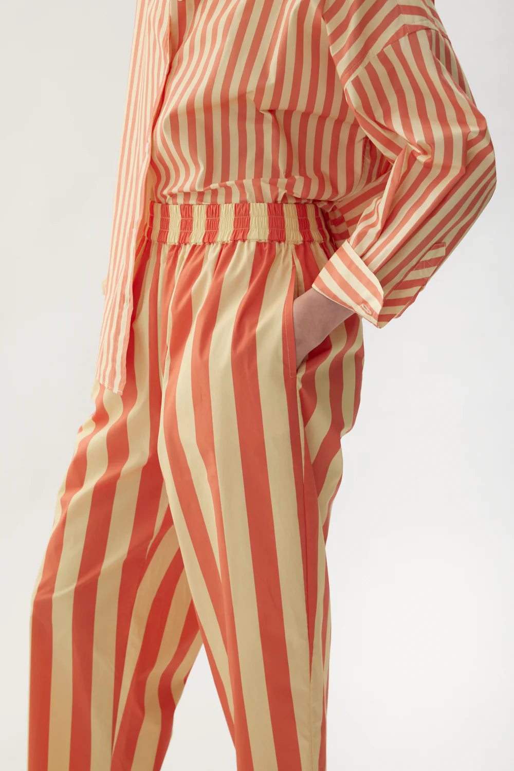 Chiara Tapered Pants in Aranchi & Buttermilk