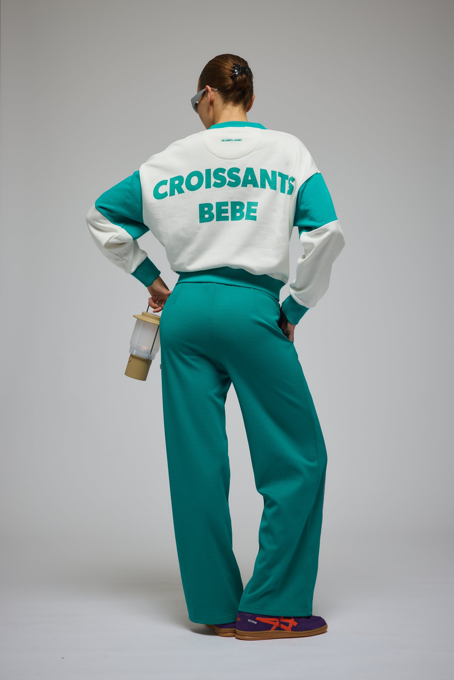 Grace Trackpant in Ocean Green