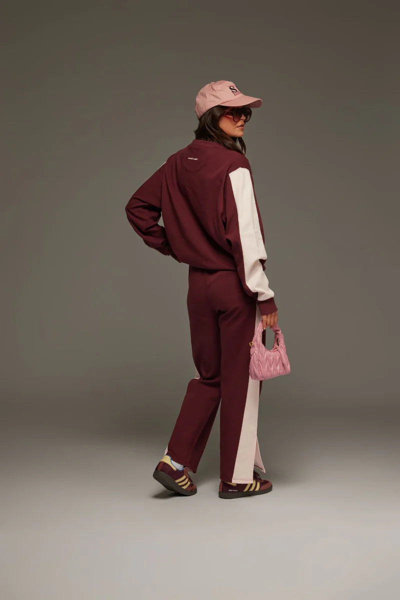 Saint Germain Knit Pant in Red Wine