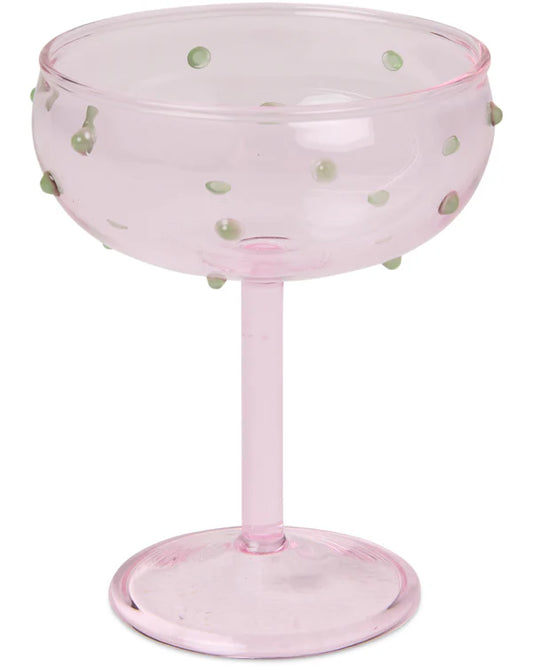 Mint Chip Champagne Glass Set