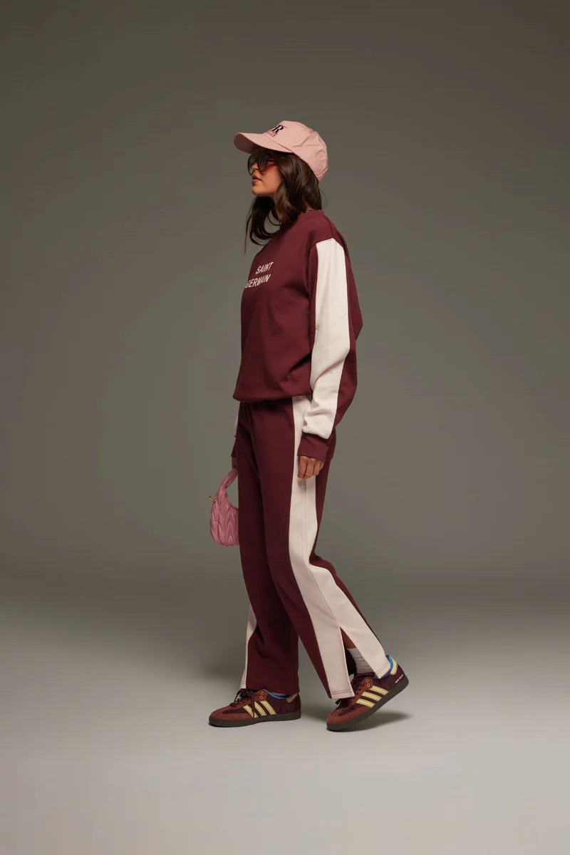Saint Germain Knit Pant in Red Wine