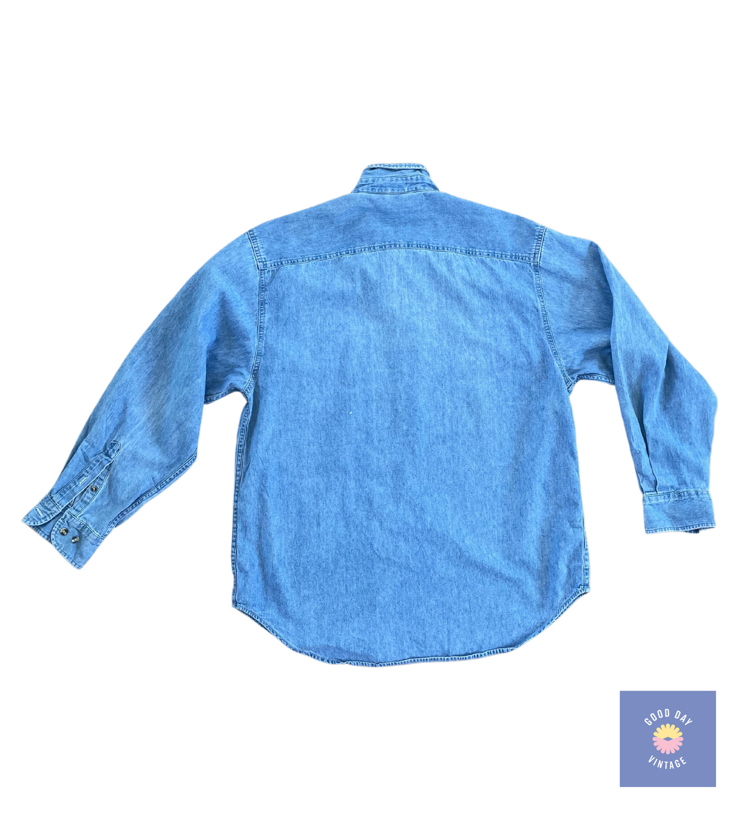 Vintage Denim Shirt Port & Company/Varco Mac