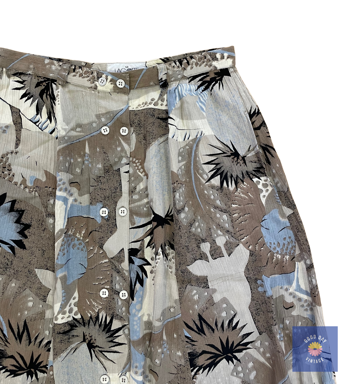 90's Lagotte Print Skirt