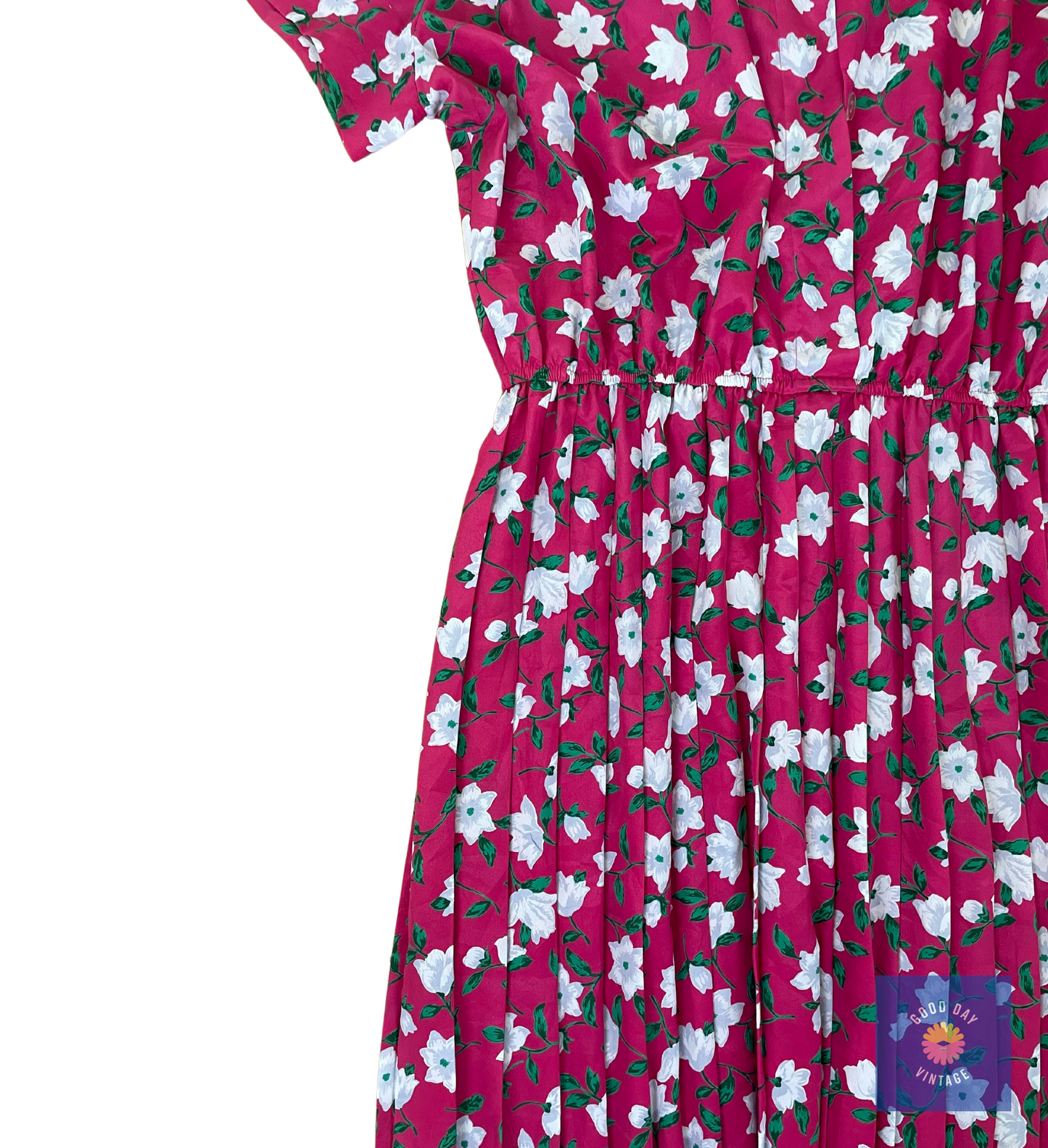 90's Leslie Fay Dress in Pink Floral