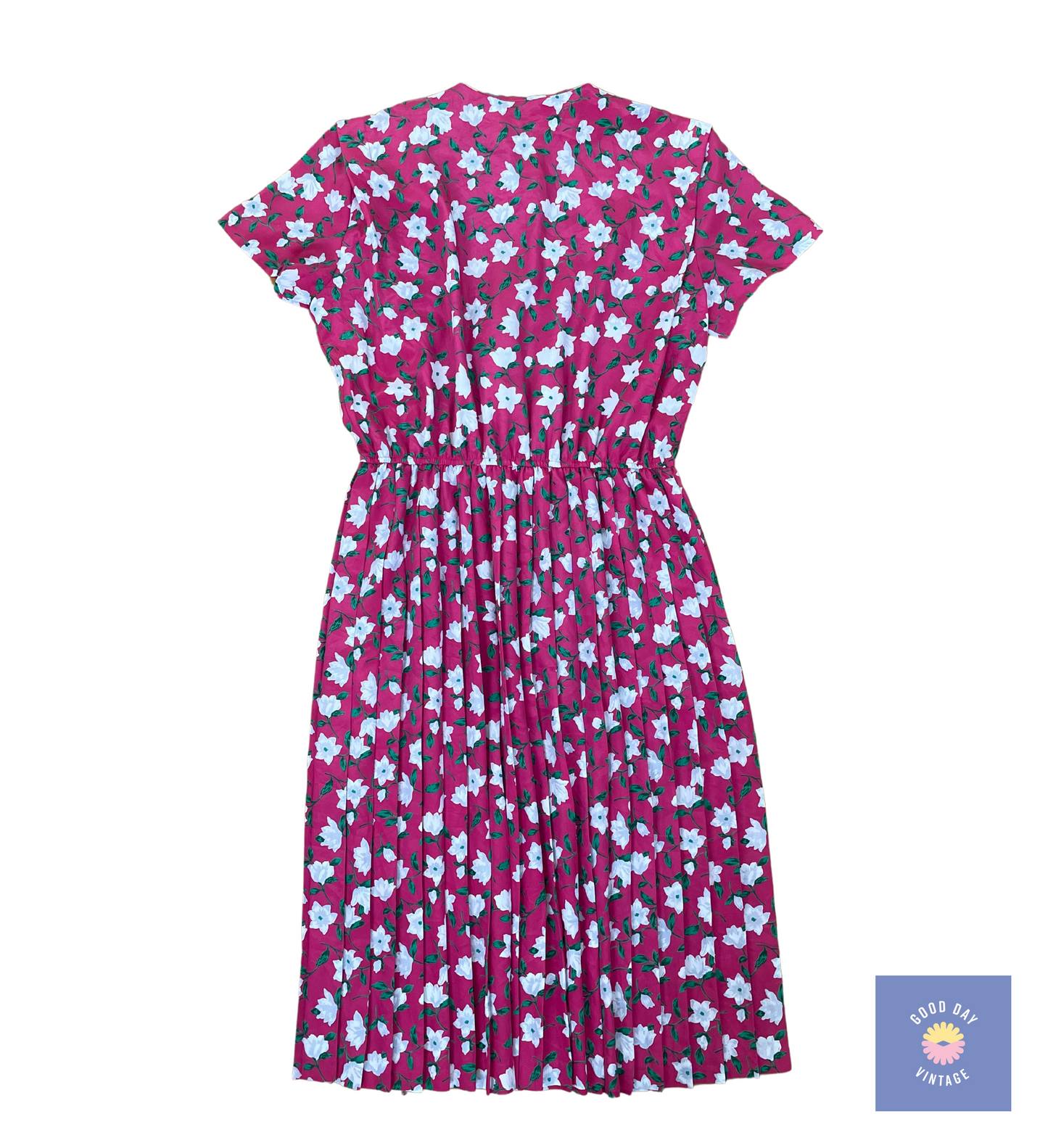 90's Leslie Fay Dress in Pink Floral