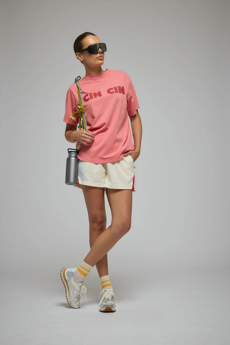 Cin Cin Tee in Bougainvillea Pink