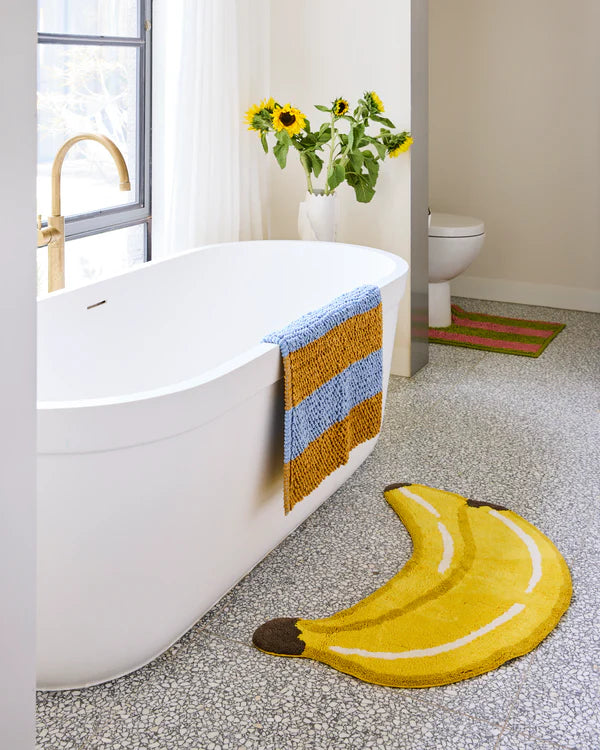 Banana Brain Bath Mat