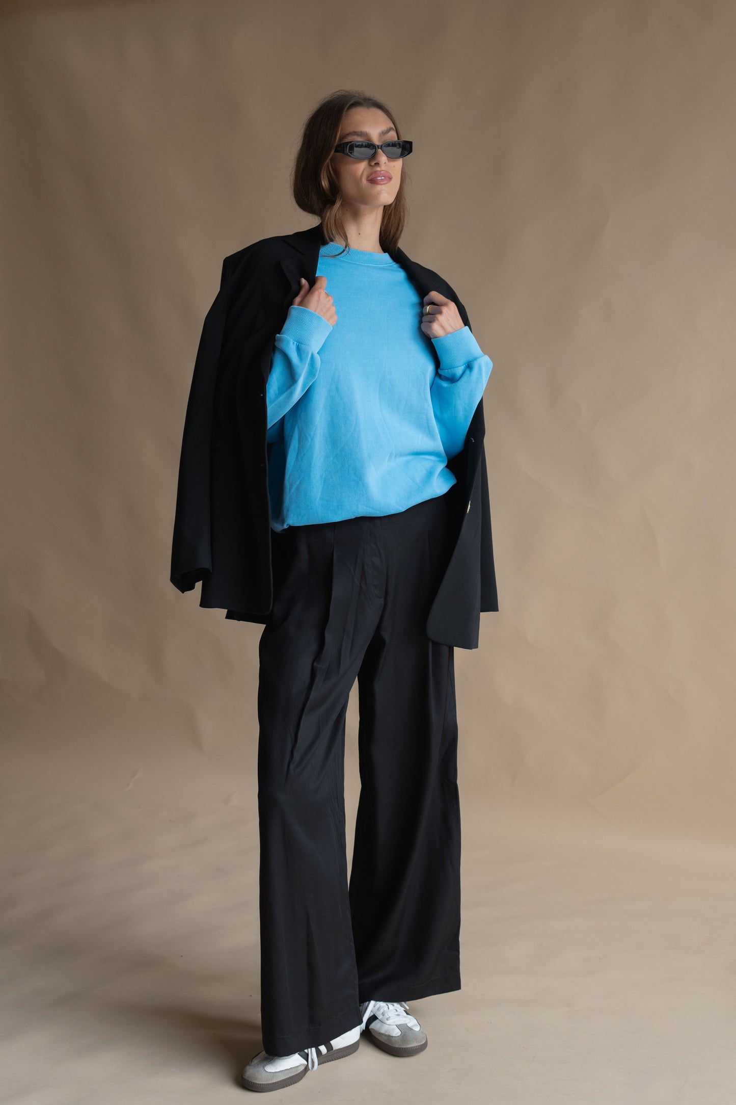 Oversized Blazer in Noir