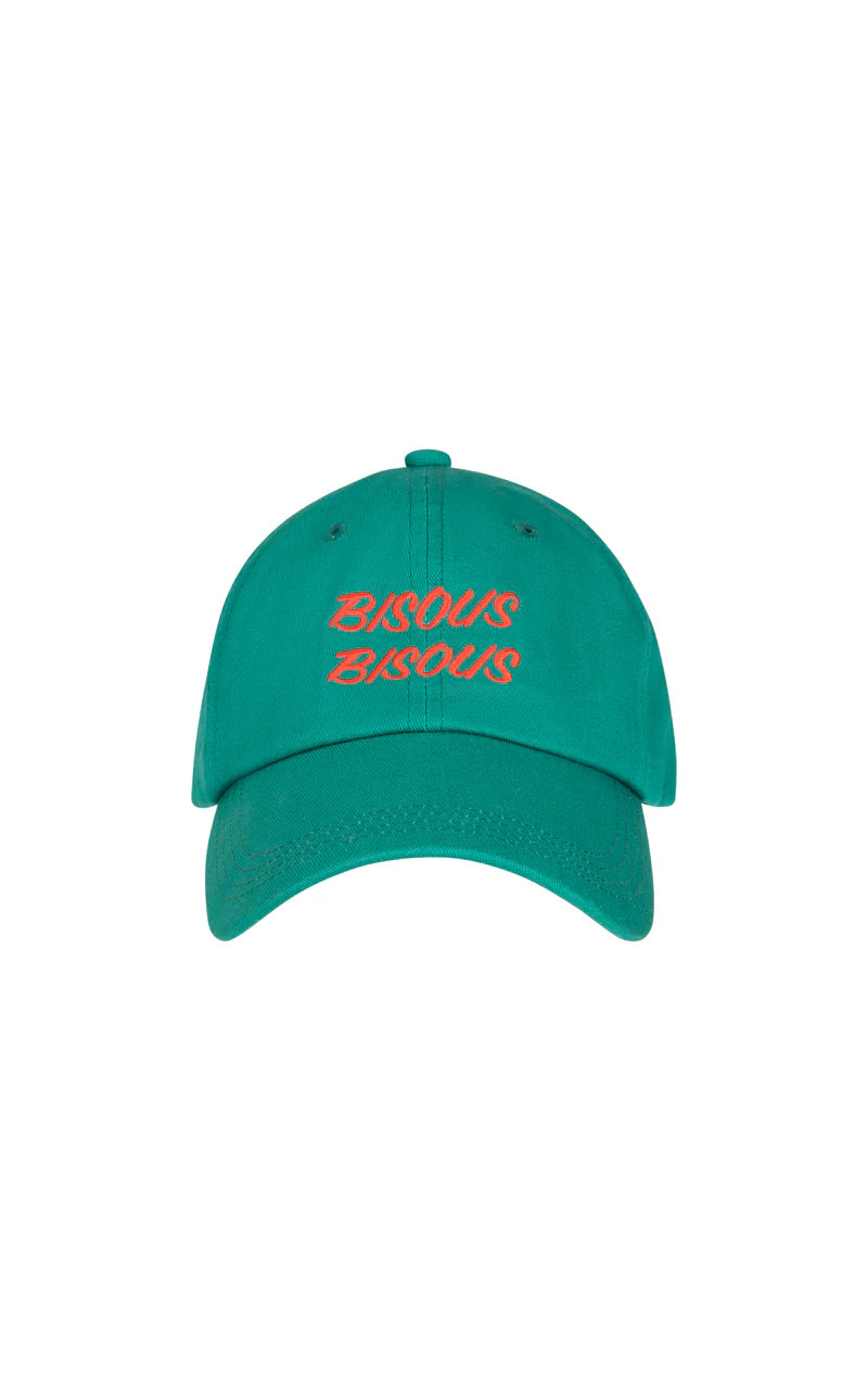 Bisous Cap in Ocean Green