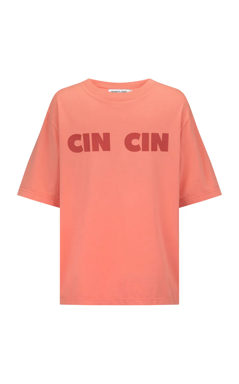Cin Cin Tee in Bougainvillea Pink