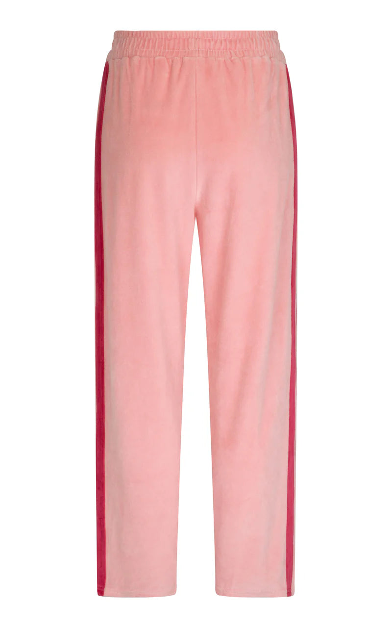 Mara Velour Pant in Blush