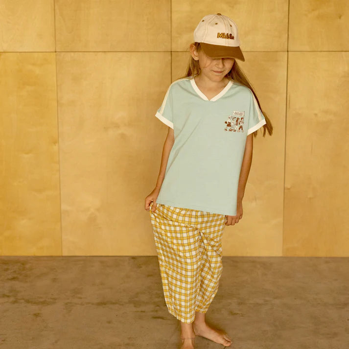 Rad Kid Park Crew Org Cotton Tee in Teal