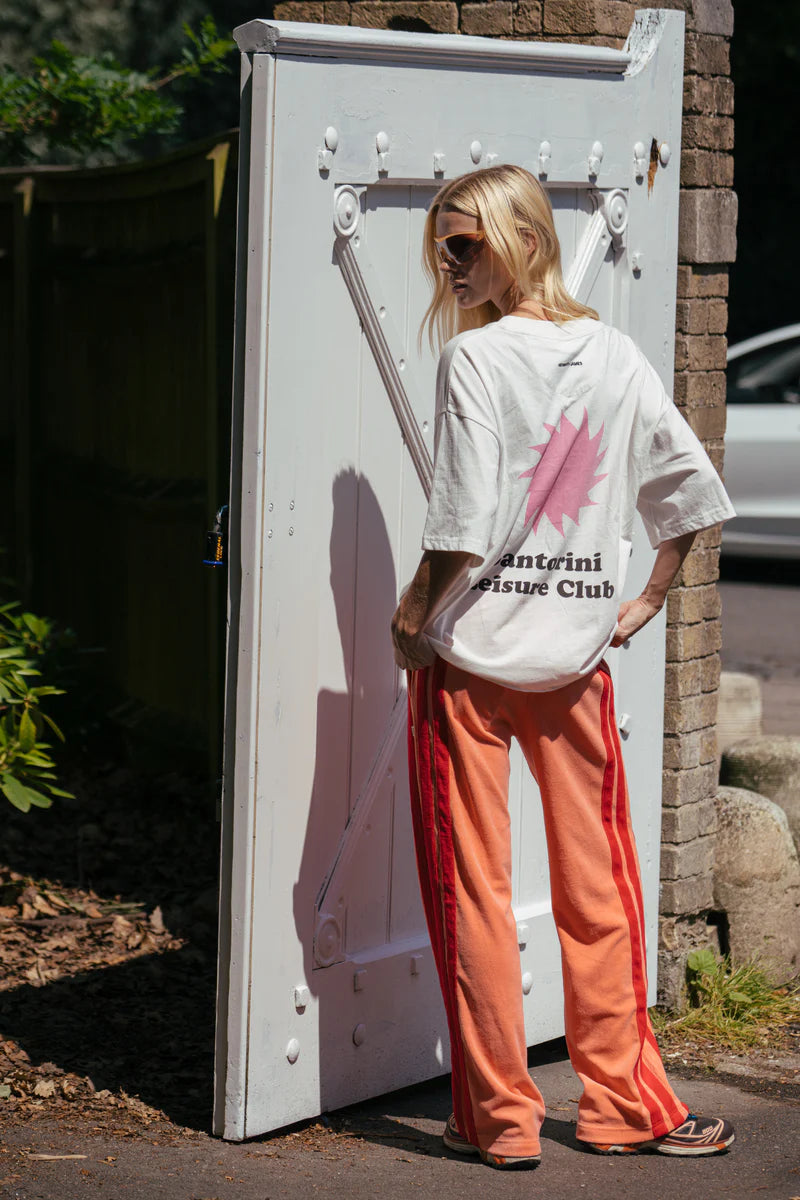 Santorini Oversized Tee in Warm White
