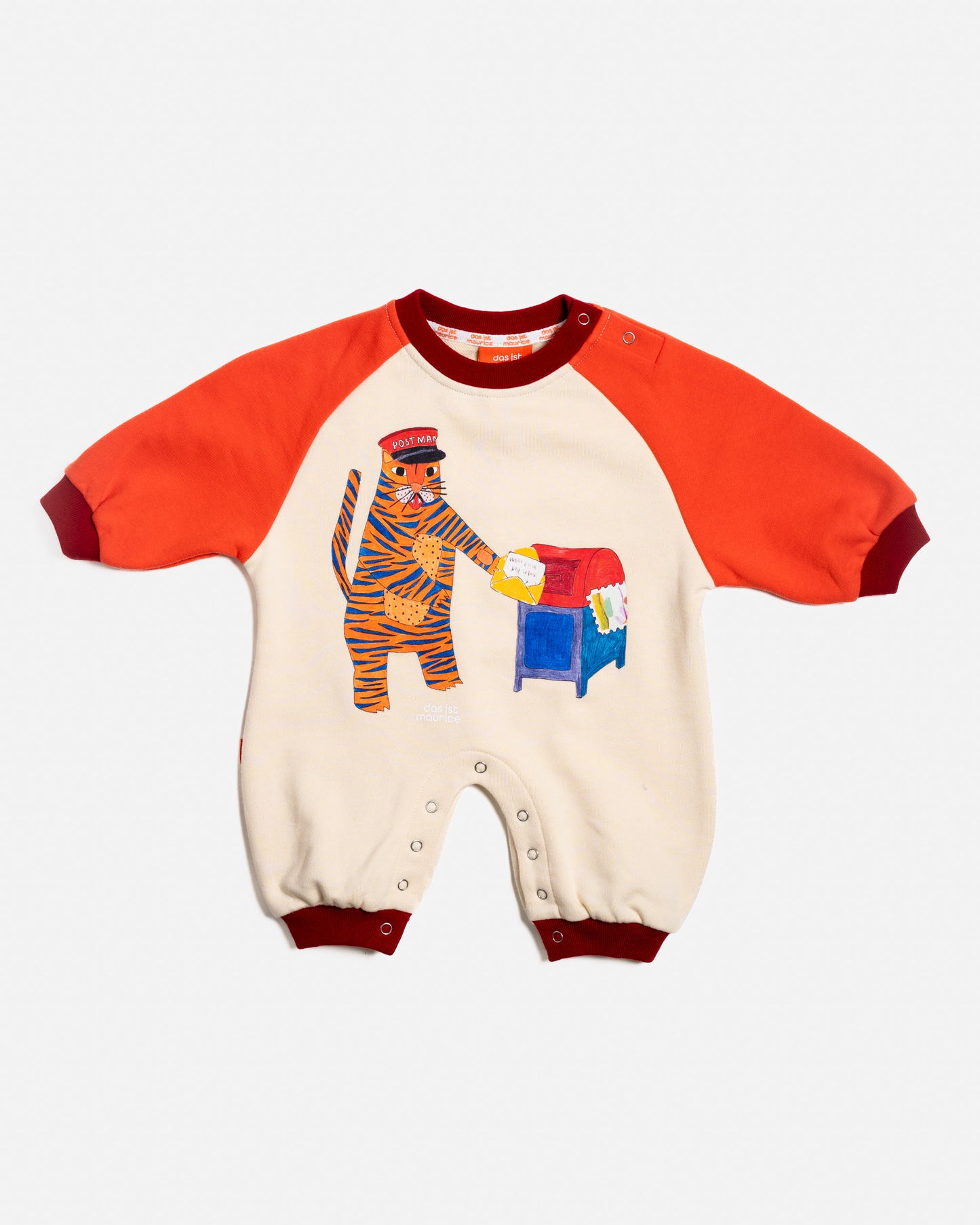 Romper in Tiger the Postie