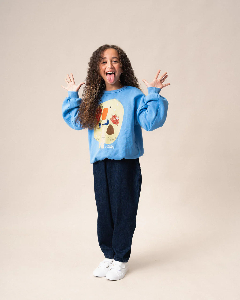 Sky Blue Space Man Pullover