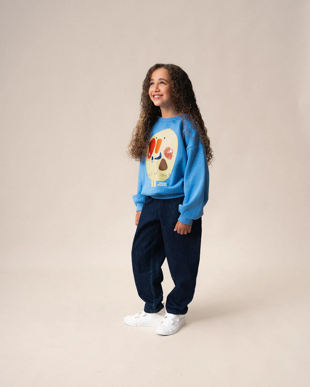 Sky Blue Space Man Pullover
