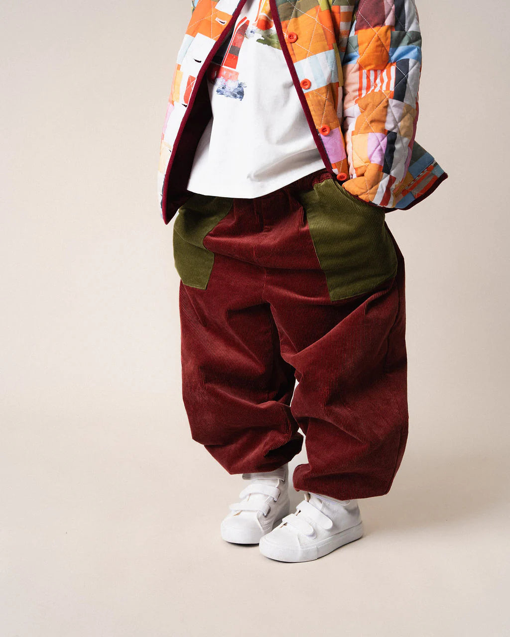 Corduroy Barrel Pants