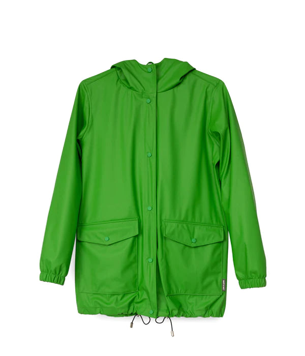 SIZE SMALL Demee Raincoat in Green