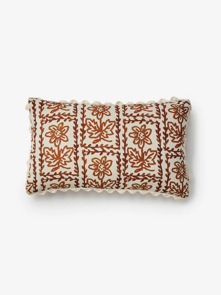 Daisy Hazelnut Cushion