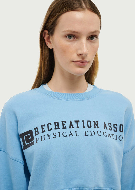 SIZE LARGE Rally Sweat in Bright Blue
