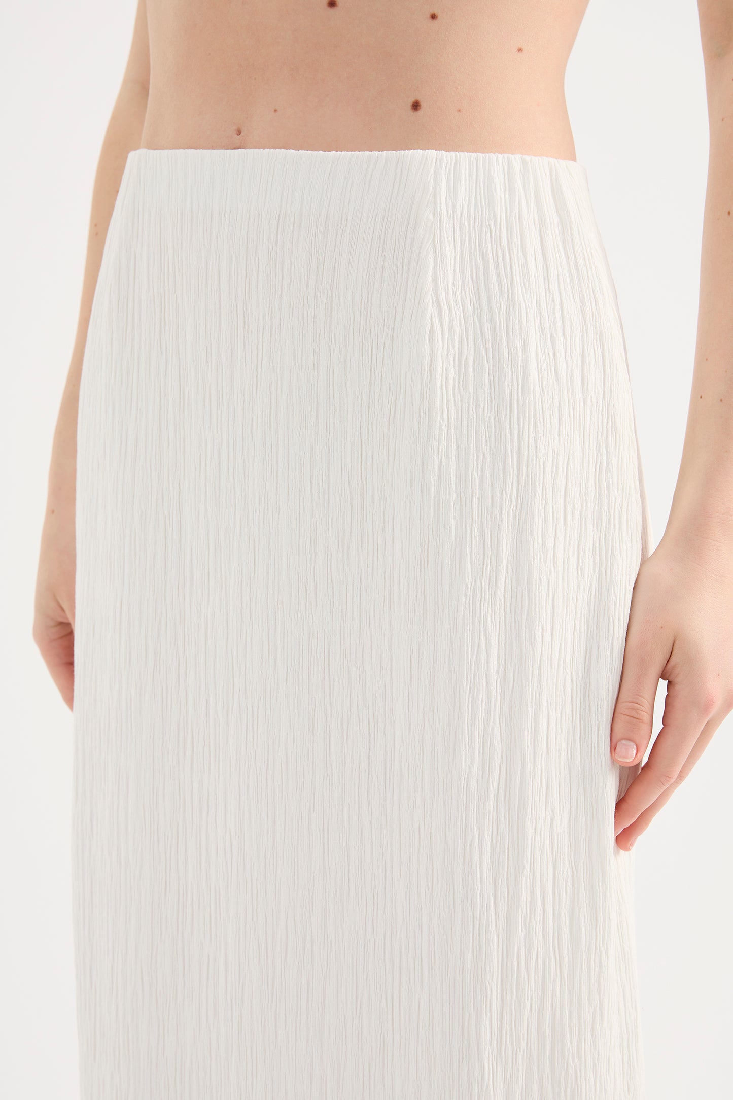 Danika Maxi Skirt in Salt