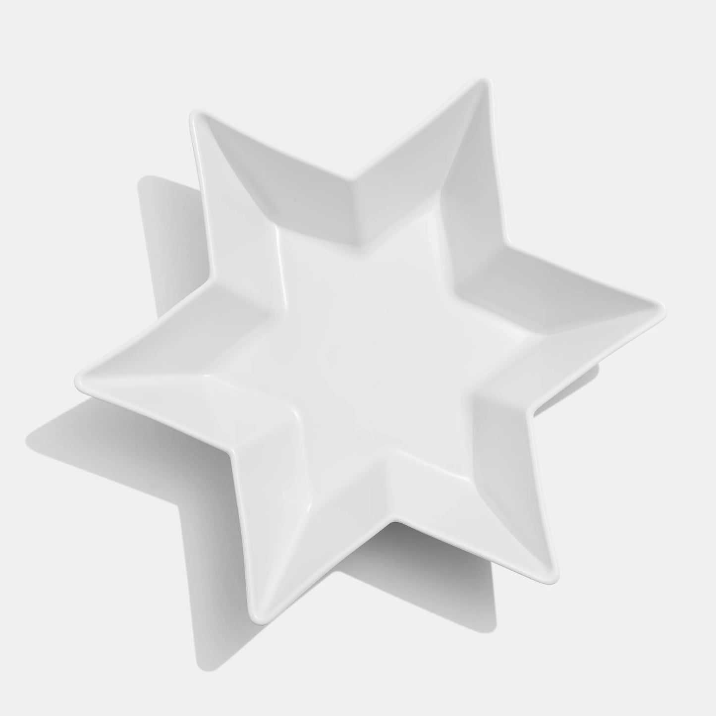 Ceramic Star Bowl White
