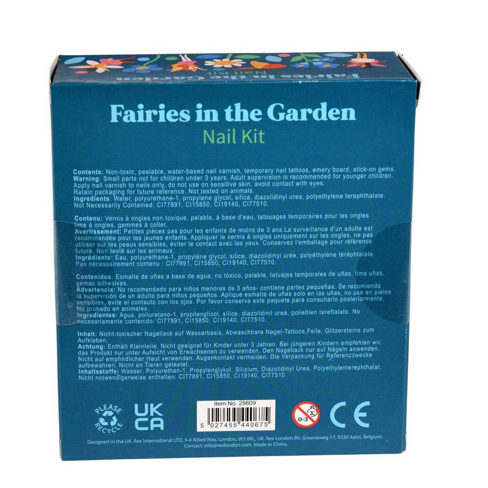 Rex London Child Nail Kit - Fairies in the Garden