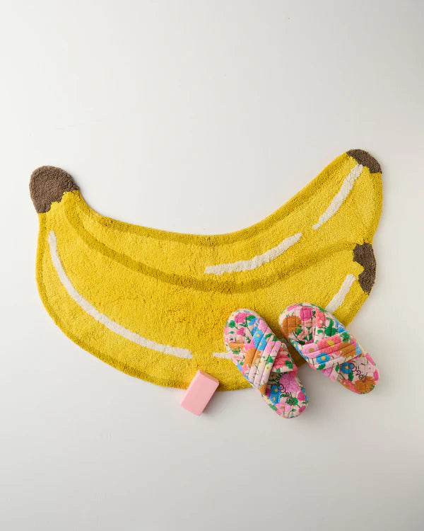 Banana Brain Bath Mat