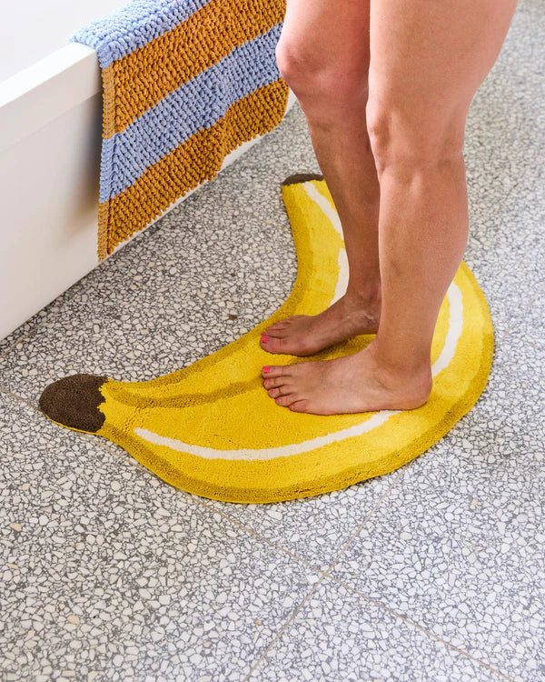 Banana Brain Bath Mat
