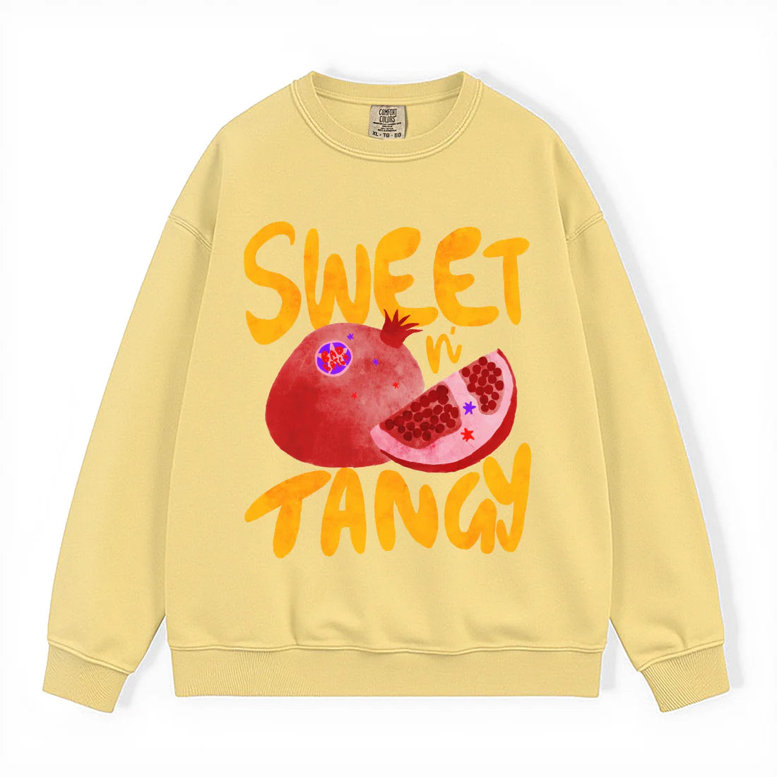 Sweet n Tangy Sweatshirt in Butter
