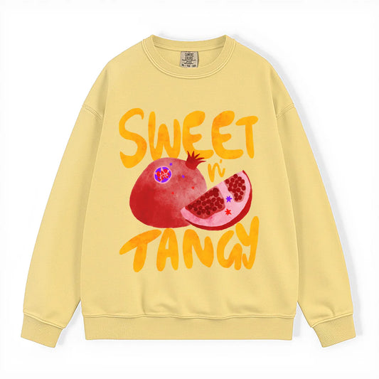 Sweet n Tangy Sweatshirt in Butter
