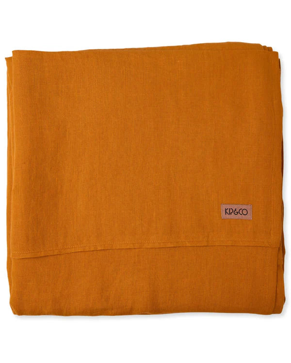 Marmalade Linen Flat Sheet