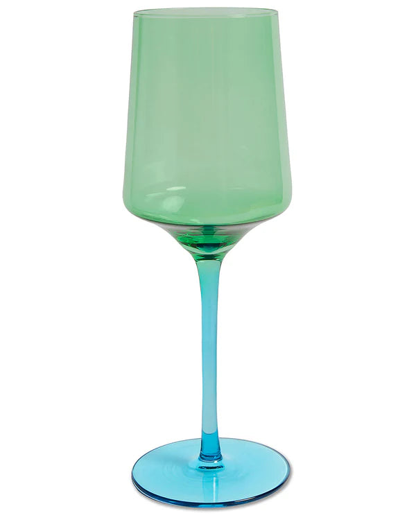 Pistachio Crush Vino Glass 2 Peice Set