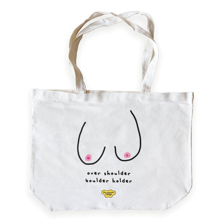 Over Shoulder Boulder Holder Tote Bag