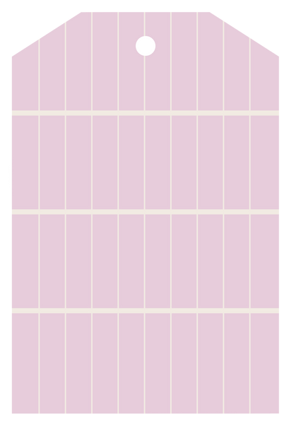 Lilac Tiles Gift Tag