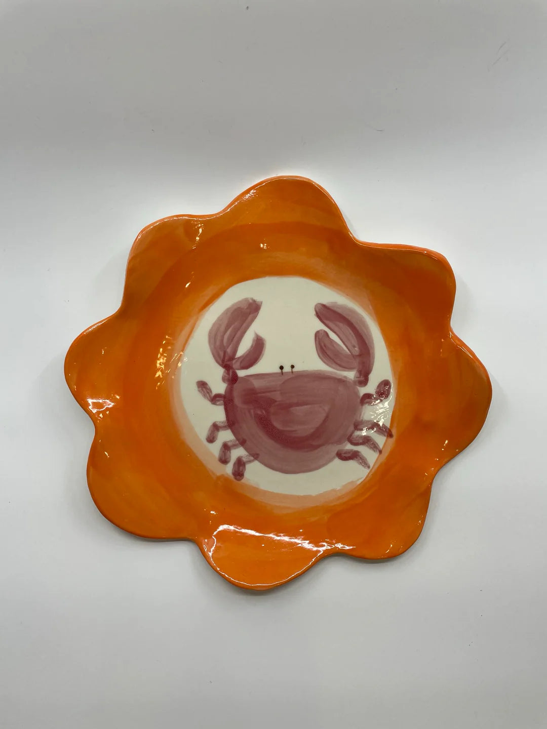 Kirra Crab Plate in Blue
