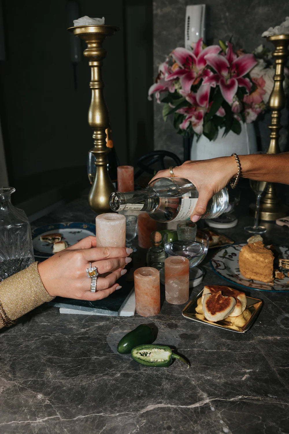 Himalayan Salt Shot Glasses: Set of 4