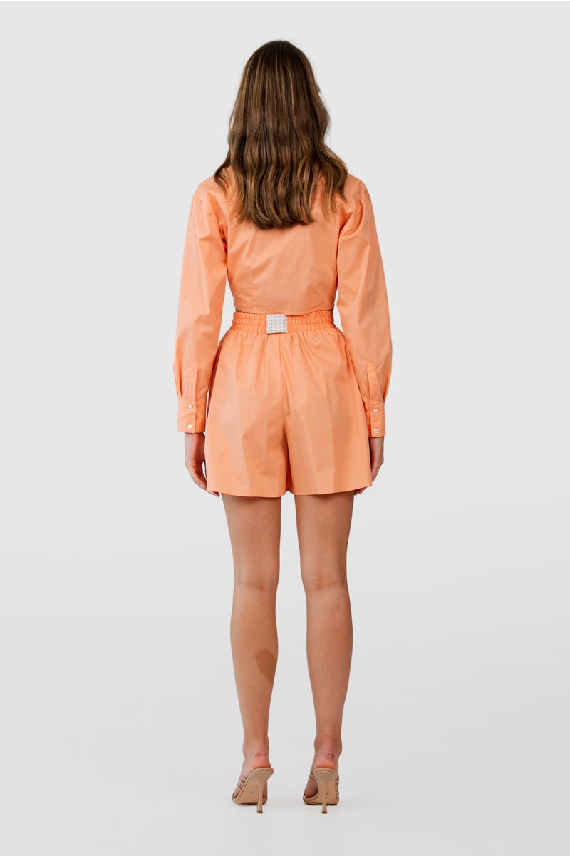 Distortion Short in Apricot