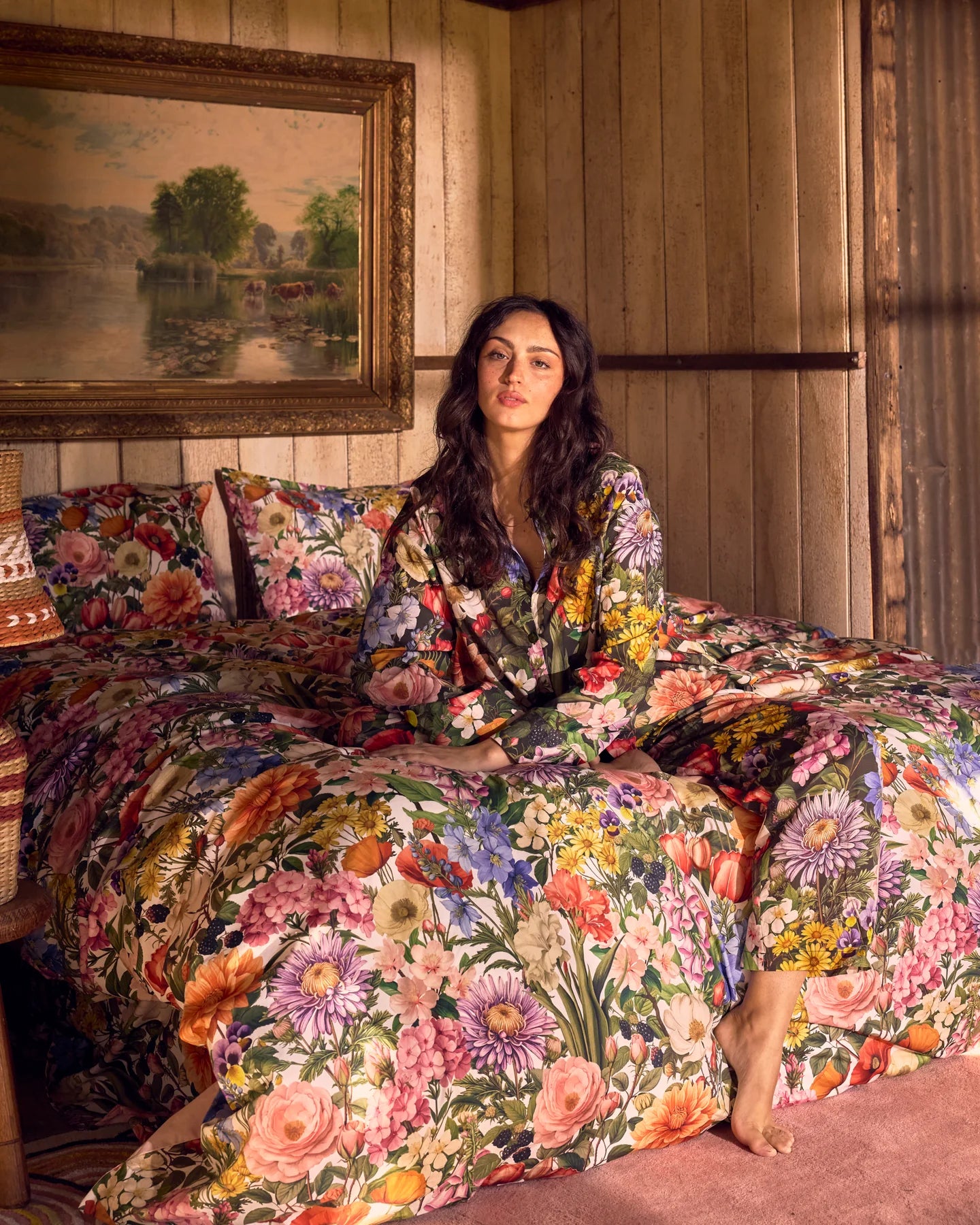 Cottage Garden Organic Cotton Quilt Cover