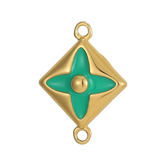 Green Star Charm