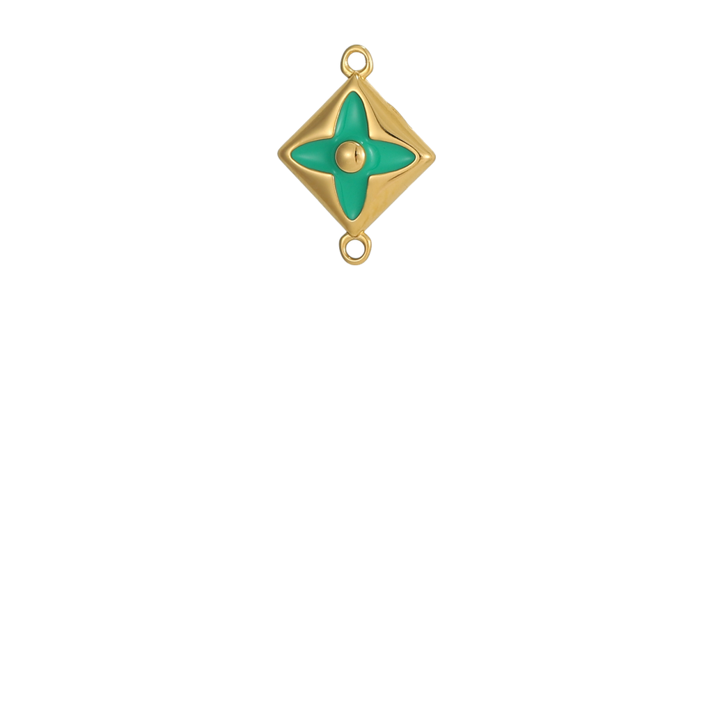 Green Star Charm