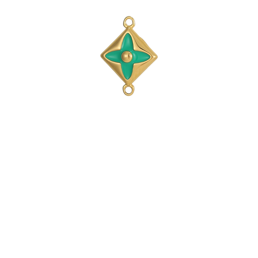Green Star Charm