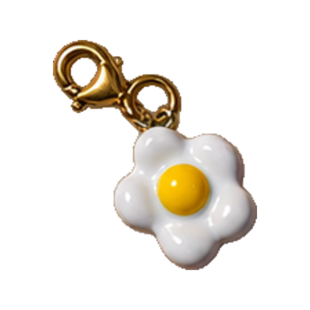 Fried Egg Charm